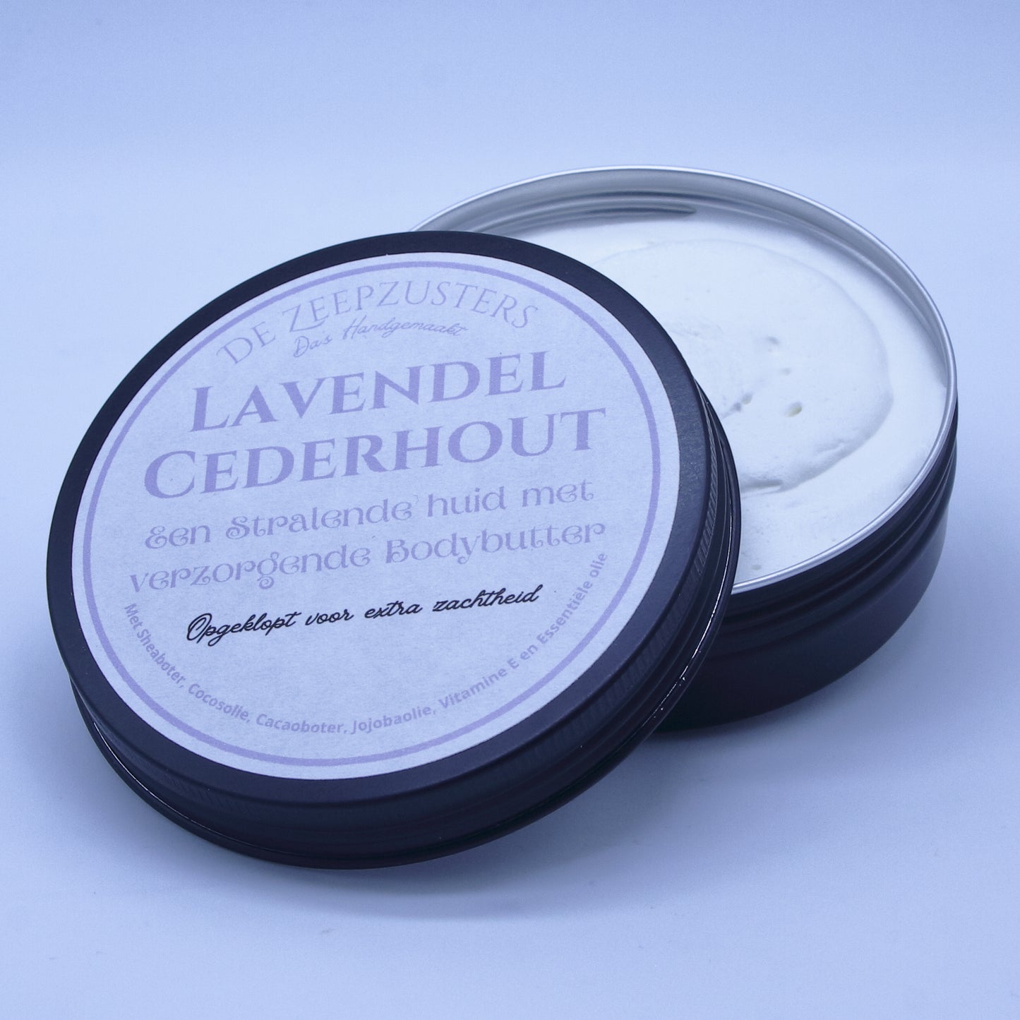 Bodybutter met etherische olie van Lavendel en Cederhout