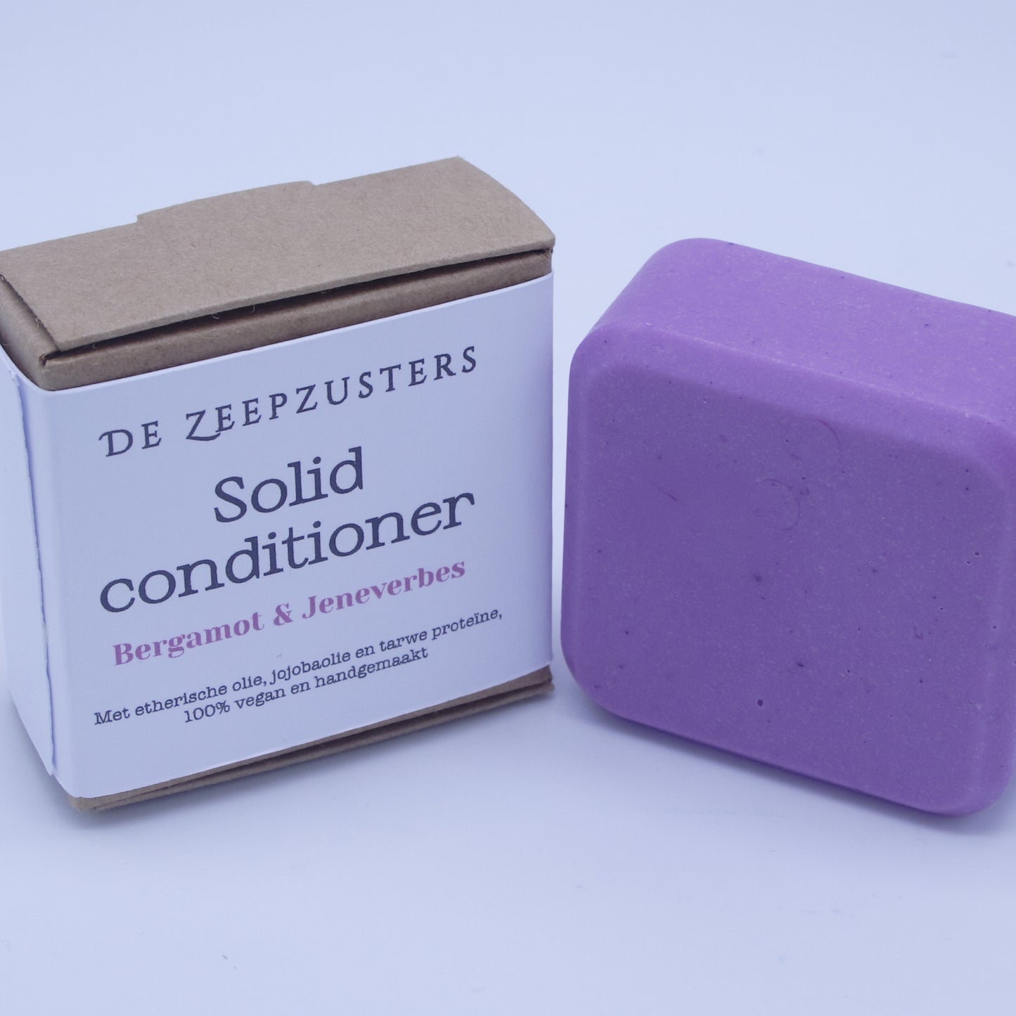 Voedende Solid conditioner Bergamot en Jeneverbes