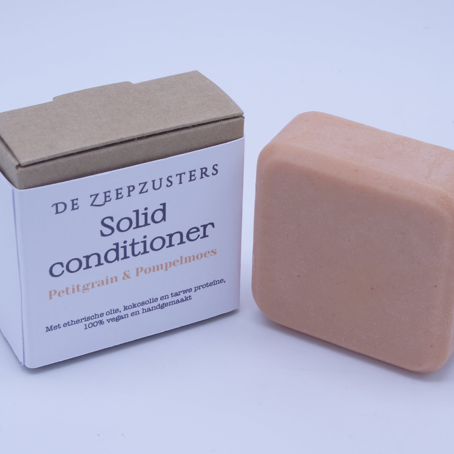 Voedende Solid conditioner - petitgrain en pompelmoes etherische olie