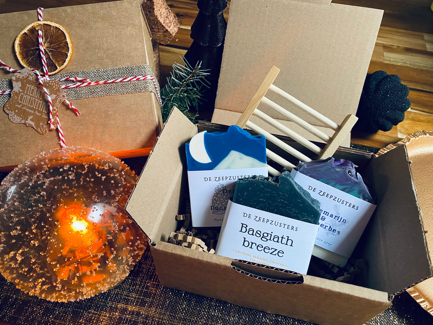 cadeaupakket winter (groot) + gratis zeephoudertje