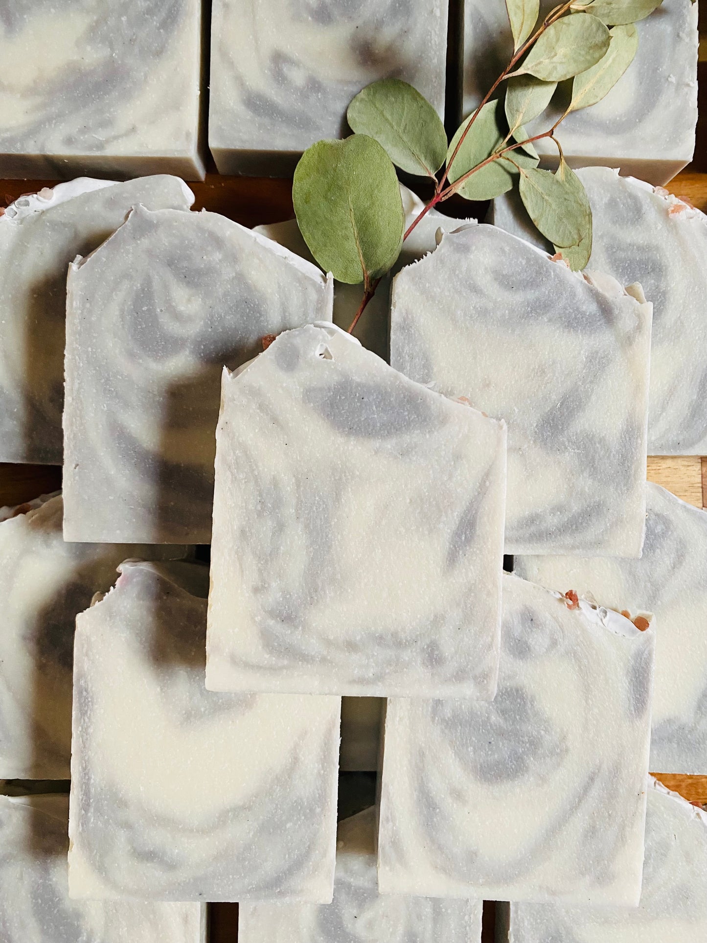 Pakket Stella Marée Bleu zeep en houder + Magnesium Mineraal Badzout