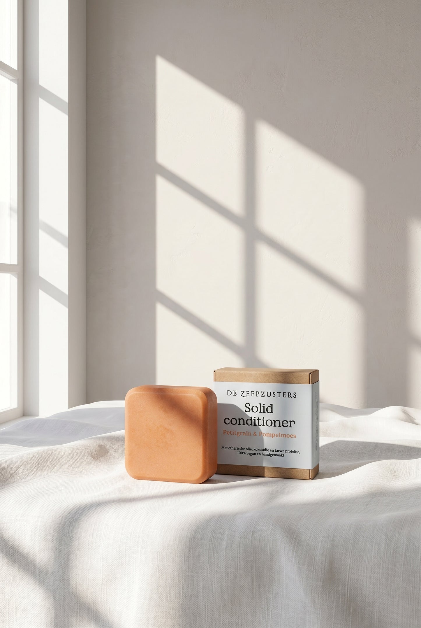 Voedende Solid conditioner - petitgrain en pompelmoes etherische olie