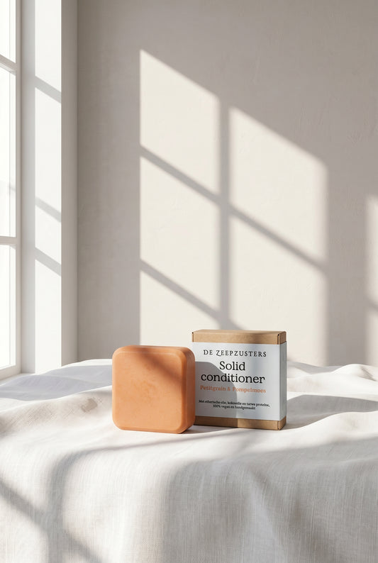 Voedende Solid conditioner - petitgrain en pompelmoes etherische olie