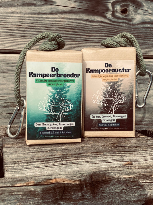 De kampeerbroeder met Spirulina en Alkanetpoeder